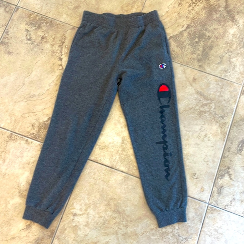 Boys Champion Joggers Athleticwear - Dark Gray youth Medium